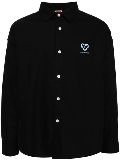 Logo-Print Cotton Shirt