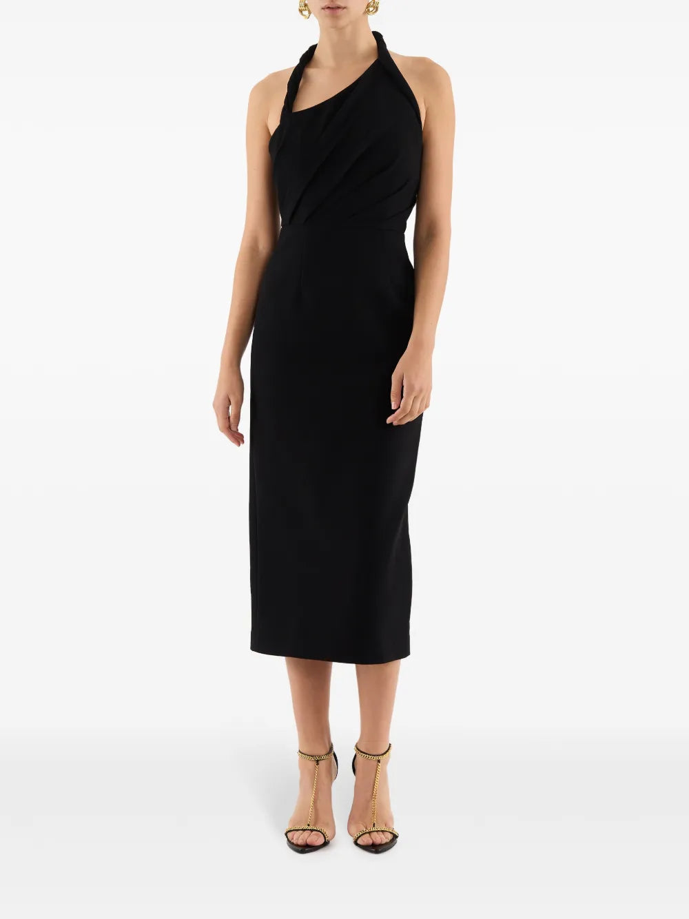 Aria Halterneck Midi Dress