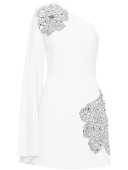 Layana Crystal-Embellished Mini Dress