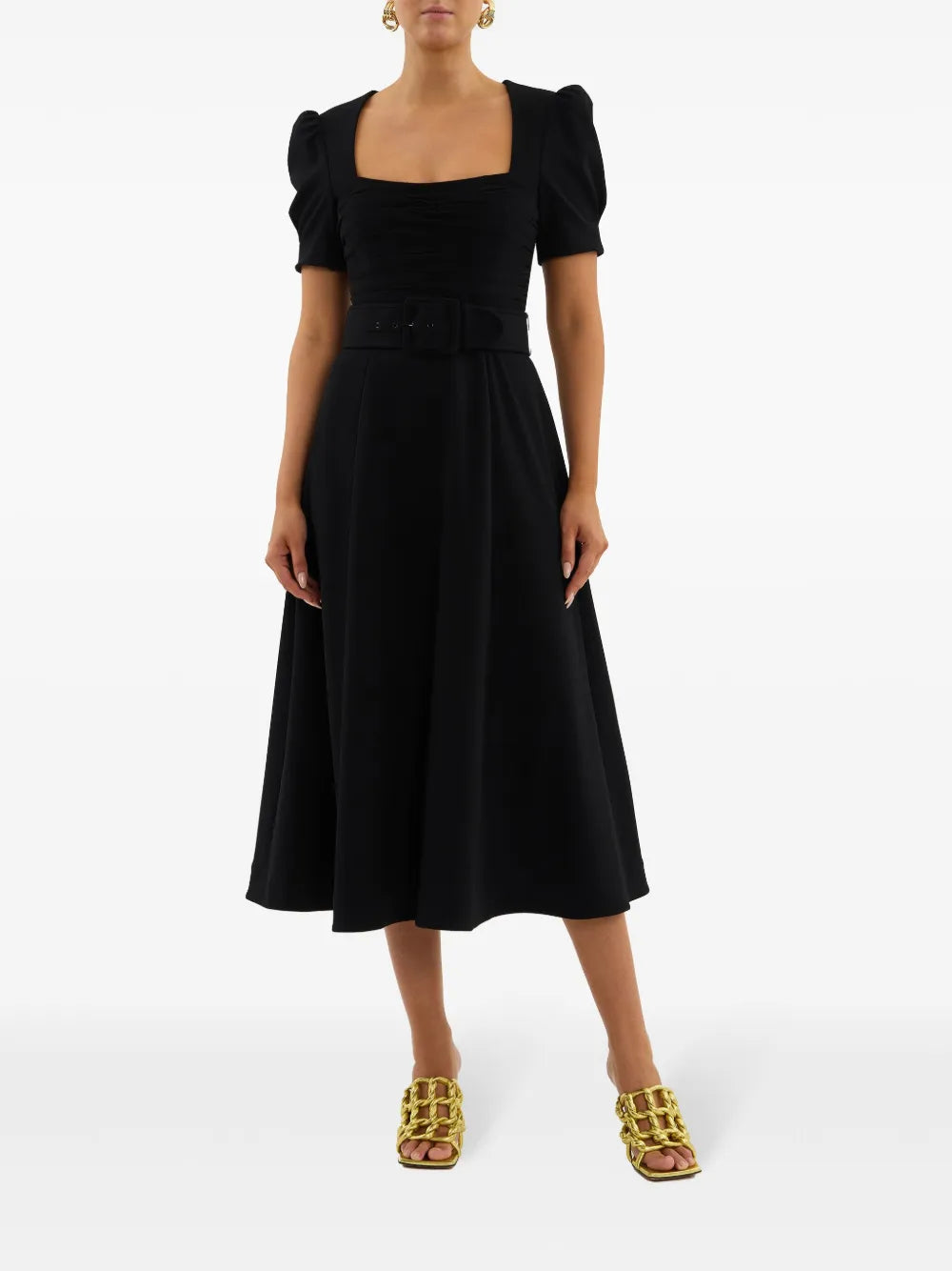 Ella Belted Midi Dress