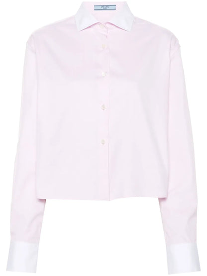Logo-Embroidered Cotton Shirt