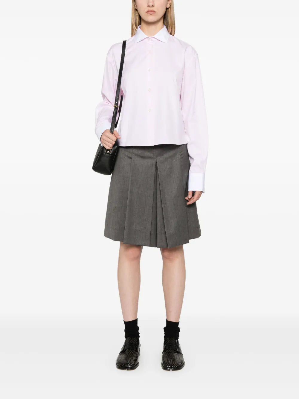 Logo-Embroidered Cotton Shirt