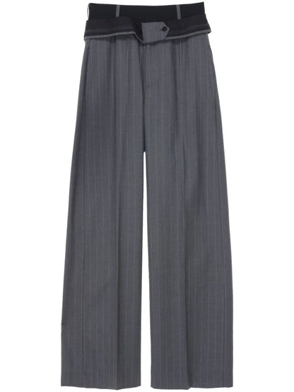 Inside-Out Belt Tailored Trousers