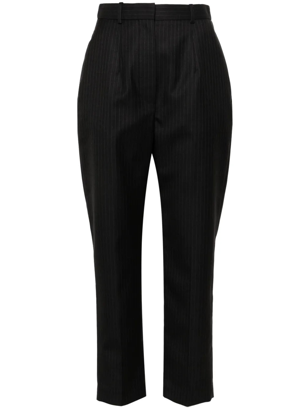 Pinstripe-Pattern Trousers