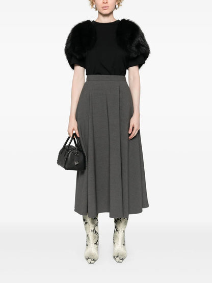 Vlogo A-Line Midi Skirt