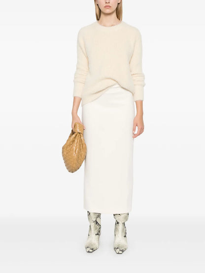 Logo-Charm Pencil Skirt