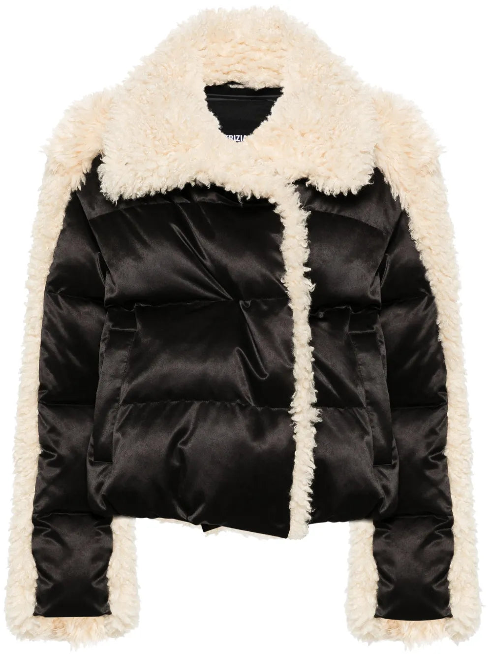 Faux-Shearling-Trim Jacket