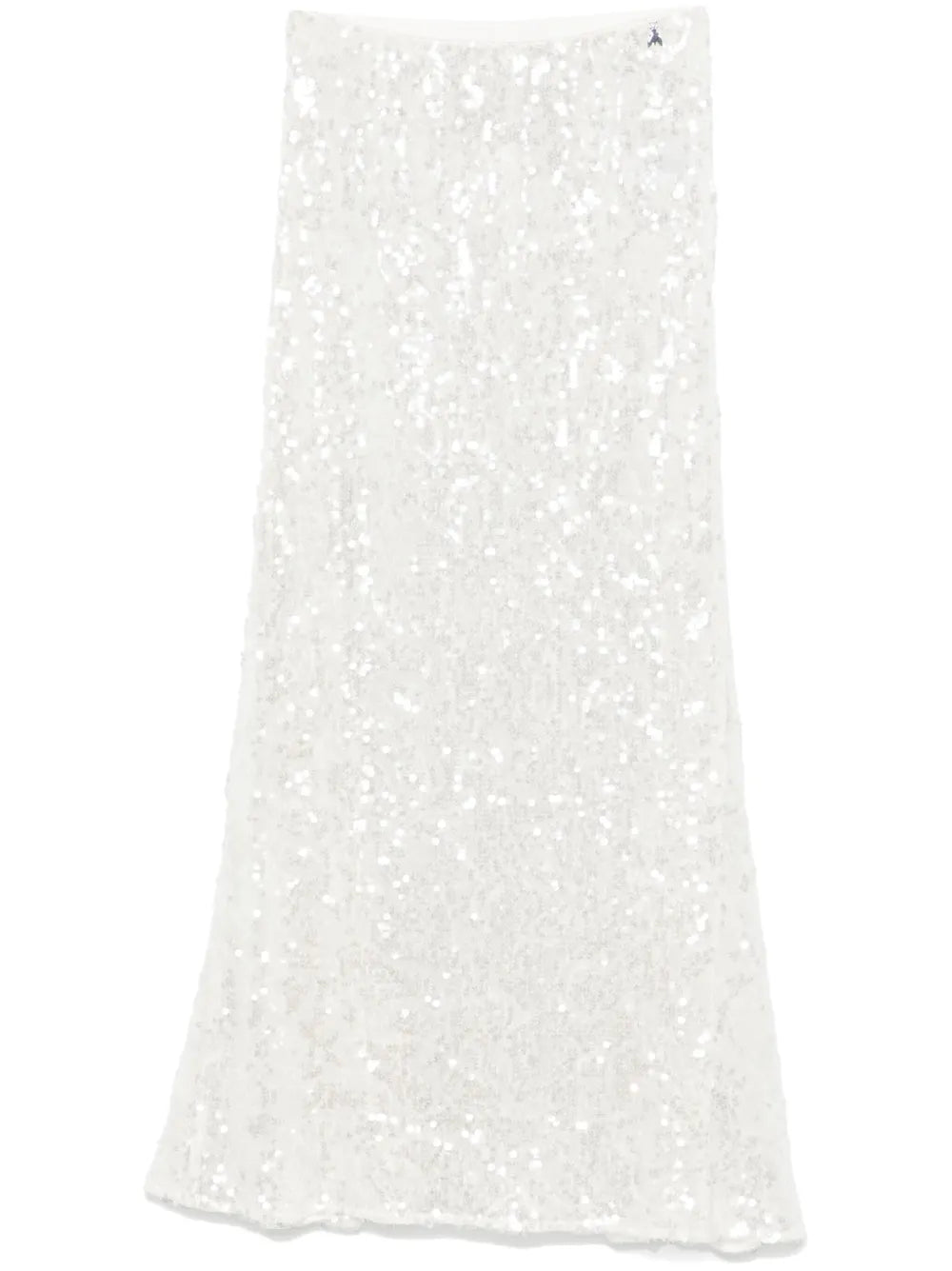 Sequinned Tulle Midi Skirt