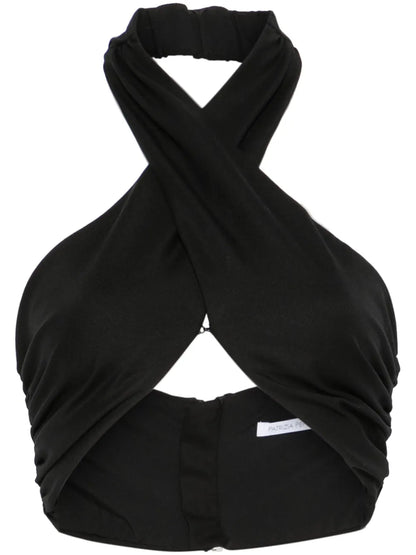 Crossover-Straps Crop Top