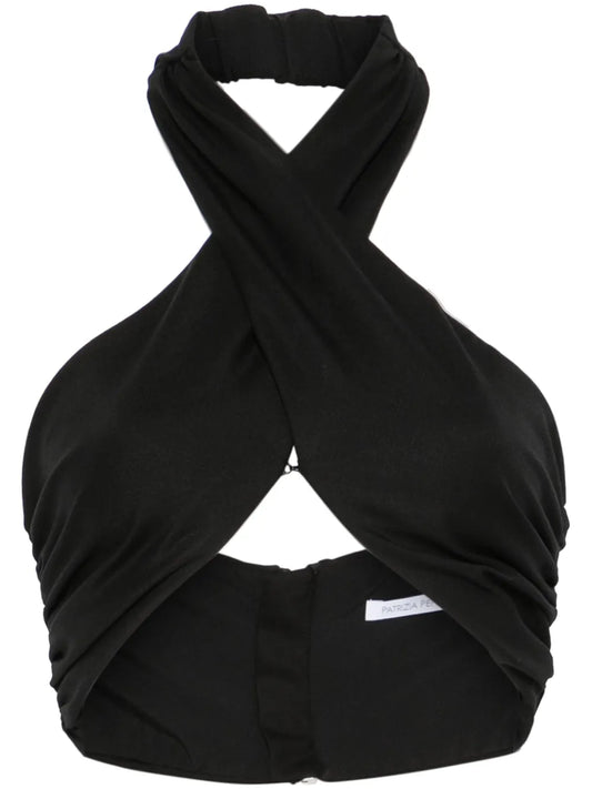 Crossover-Straps Crop Top