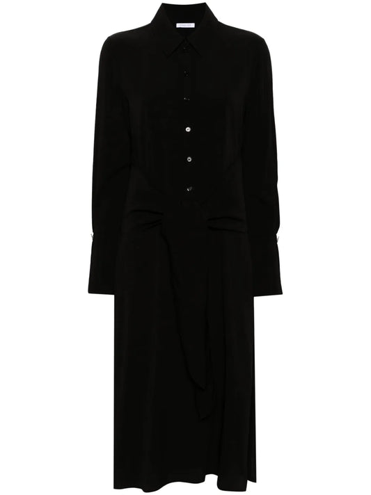 Logo-Charm Midi Dress