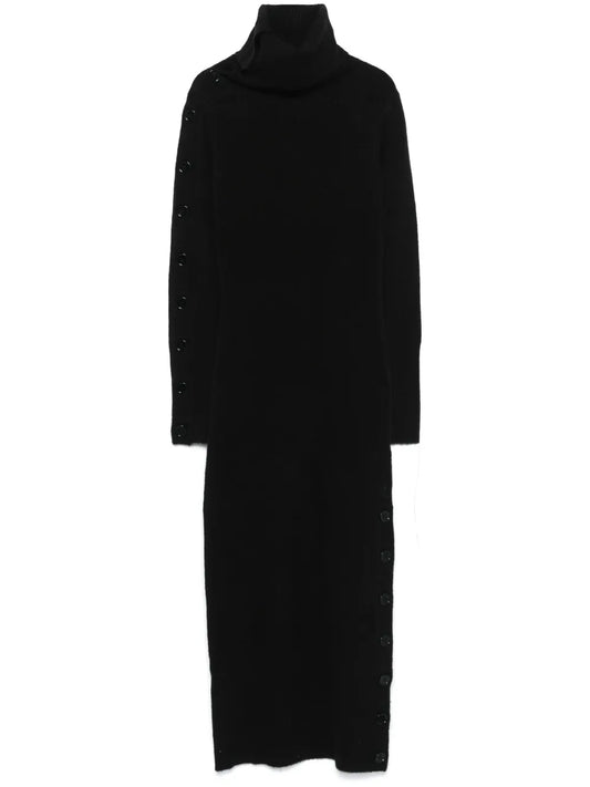 Long-Sleeve Midi Dress