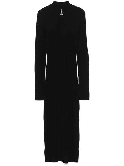 Logo-Charm Midi Dress