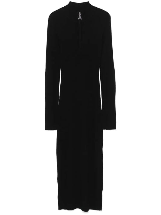 Logo-Charm Midi Dress