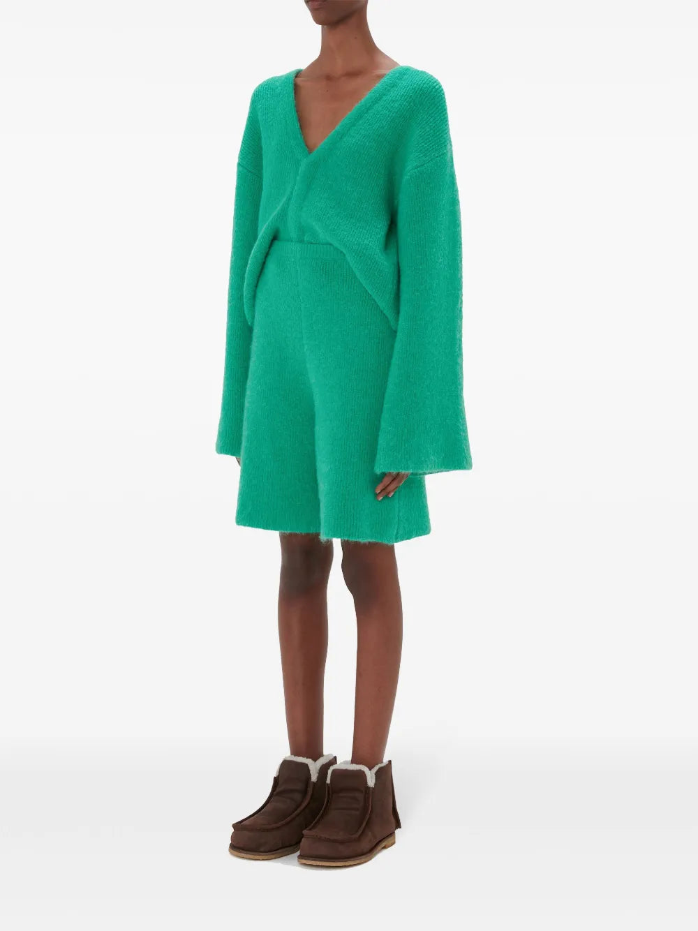 Logo-Appliqué V-Neck Cardigan