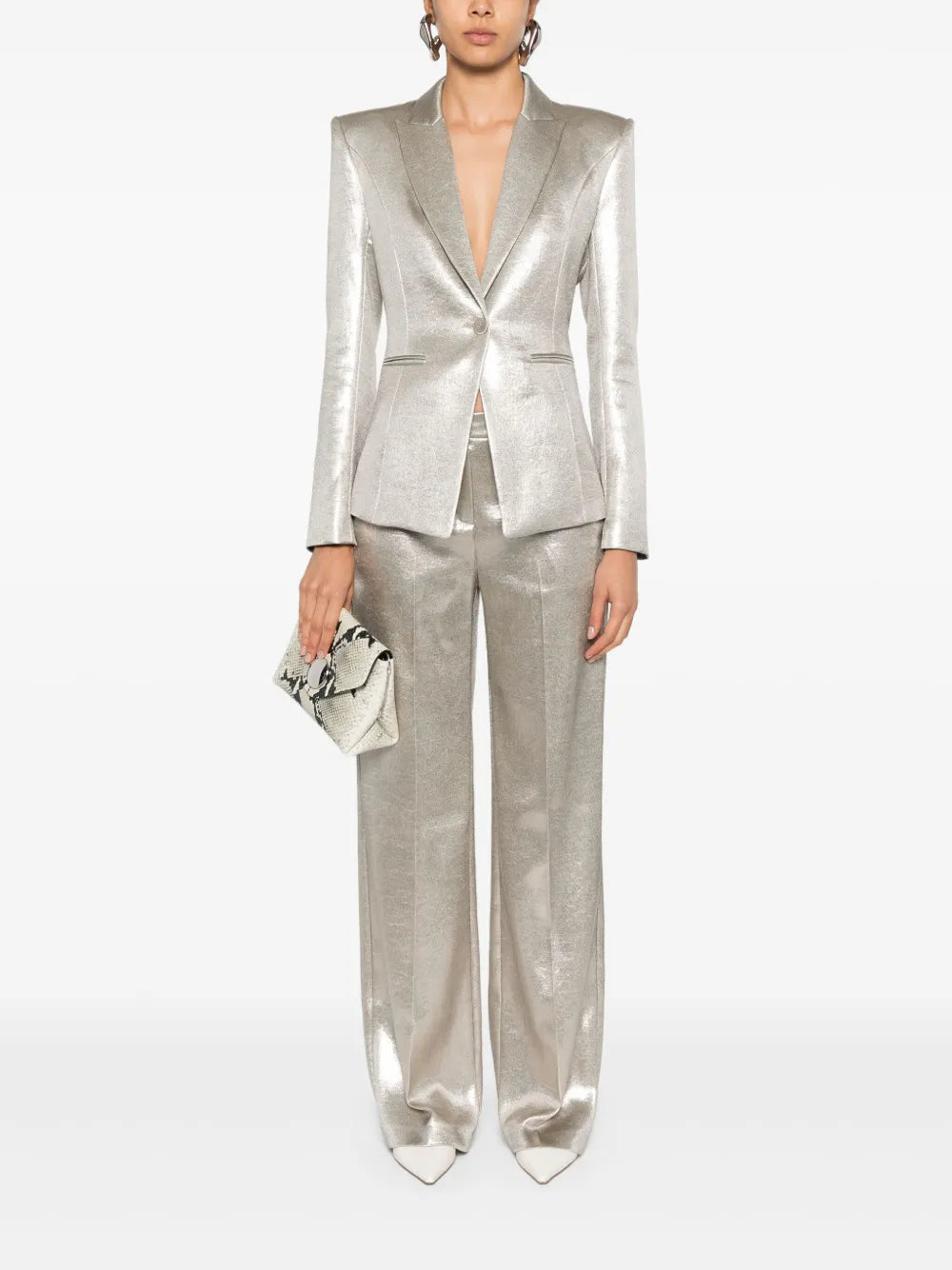 Low-Rise Satin Trousers