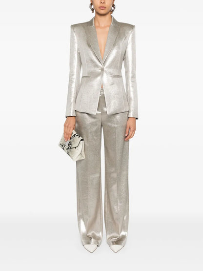 Low-Rise Satin Trousers