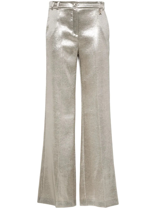 Low-Rise Satin Trousers