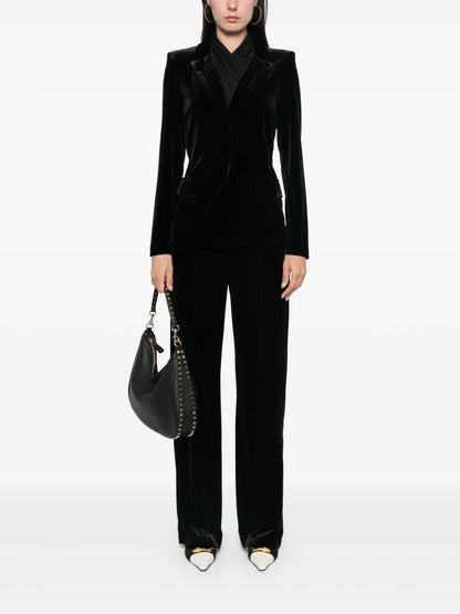 Flared Velvet Trousers