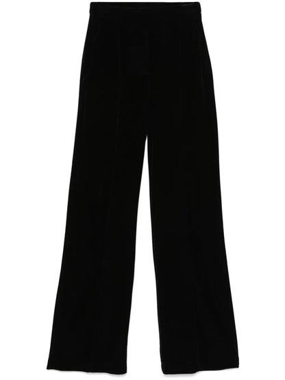 Flared Velvet Trousers