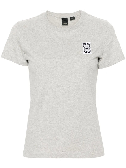 Logo-Patch Cotton T-Shirt
