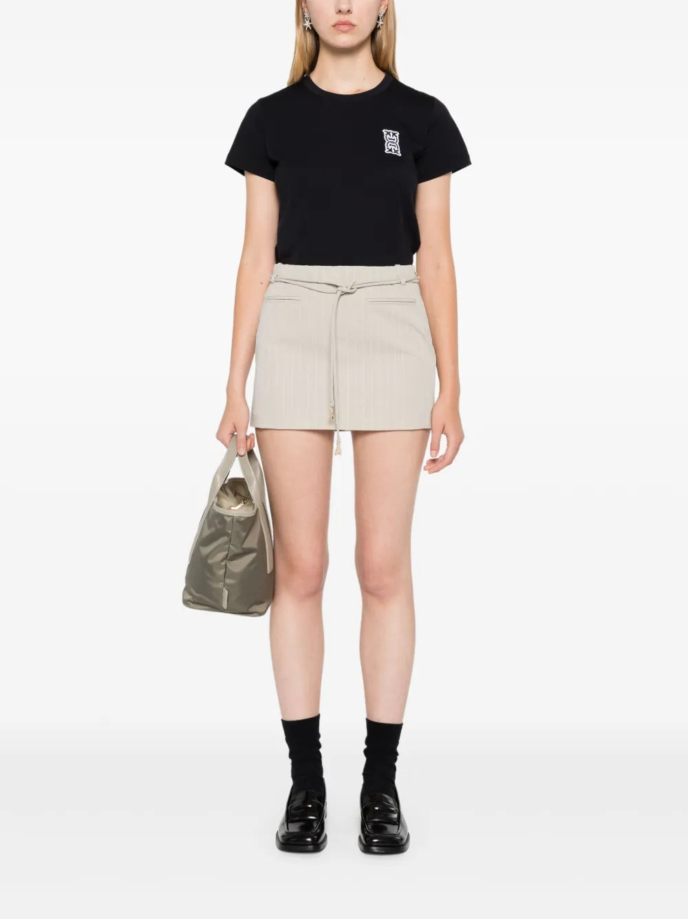 Logo-Patch Cotton T-Shirt