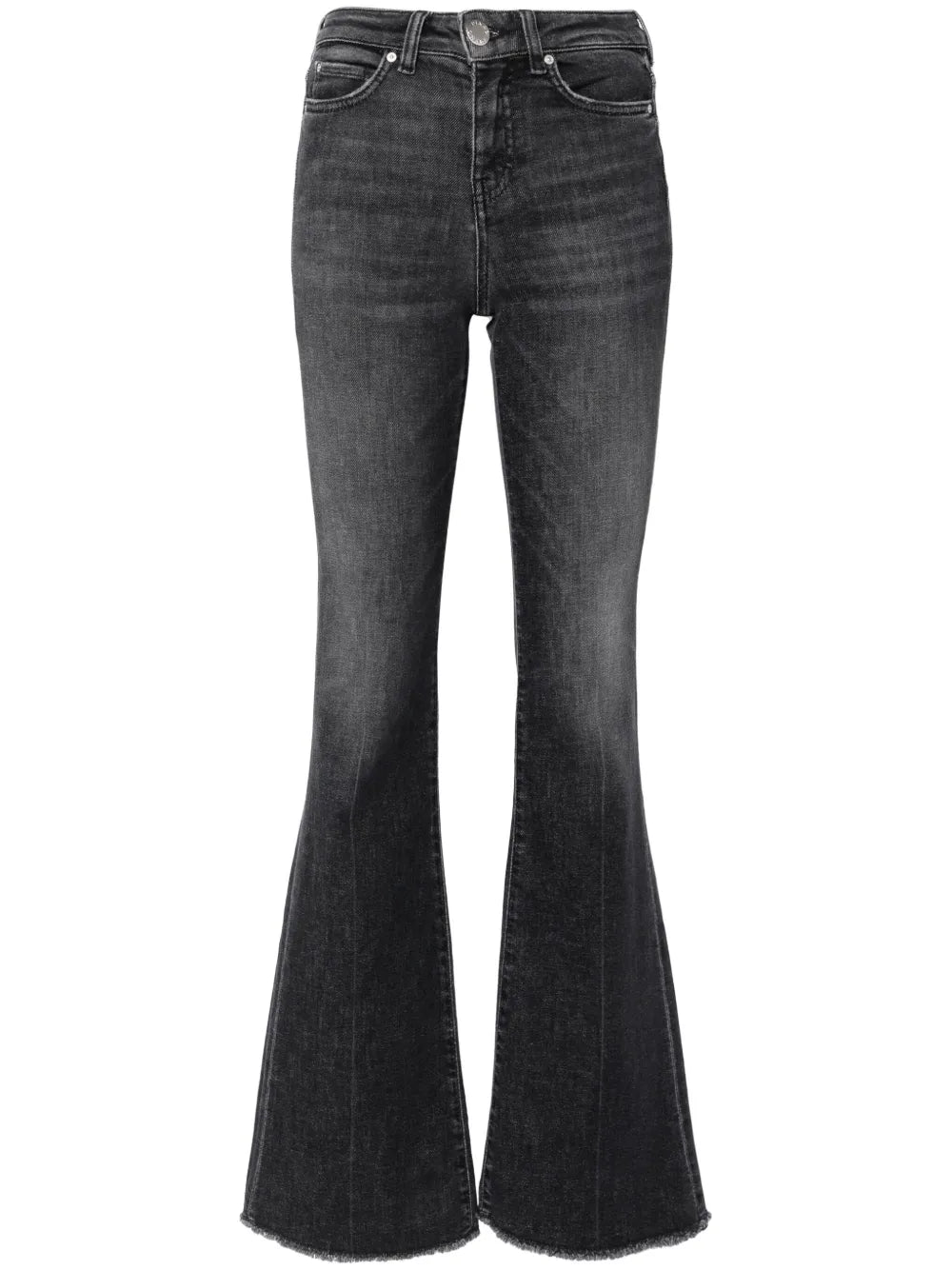 Mid-Rise Flared Jeans