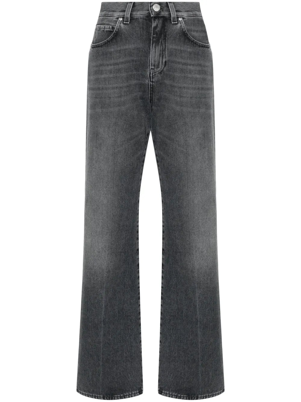 Mid-Rise Wide-Leg Jeans
