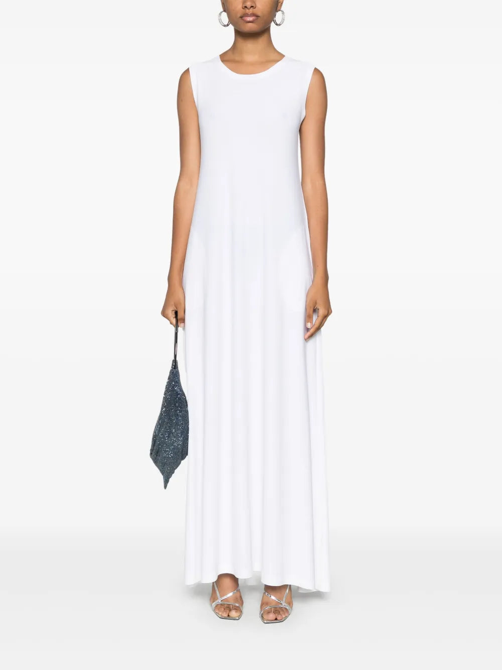 Sleeveless A-Line Maxi Dress