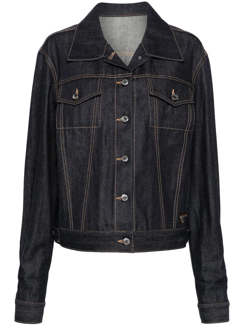 Triangle Logo Denim Jacket