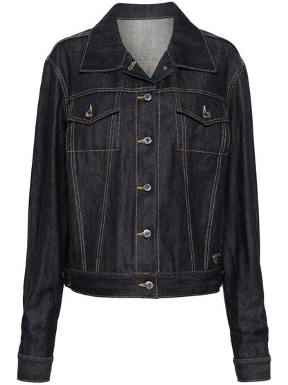 Triangle Logo Denim Jacket