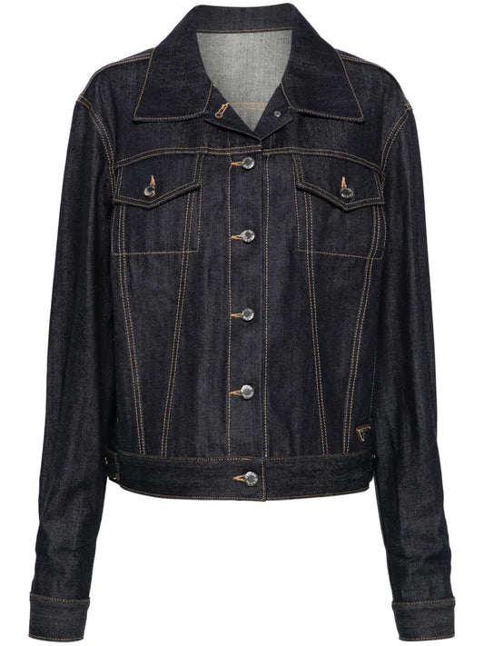 Triangle Logo Denim Jacket