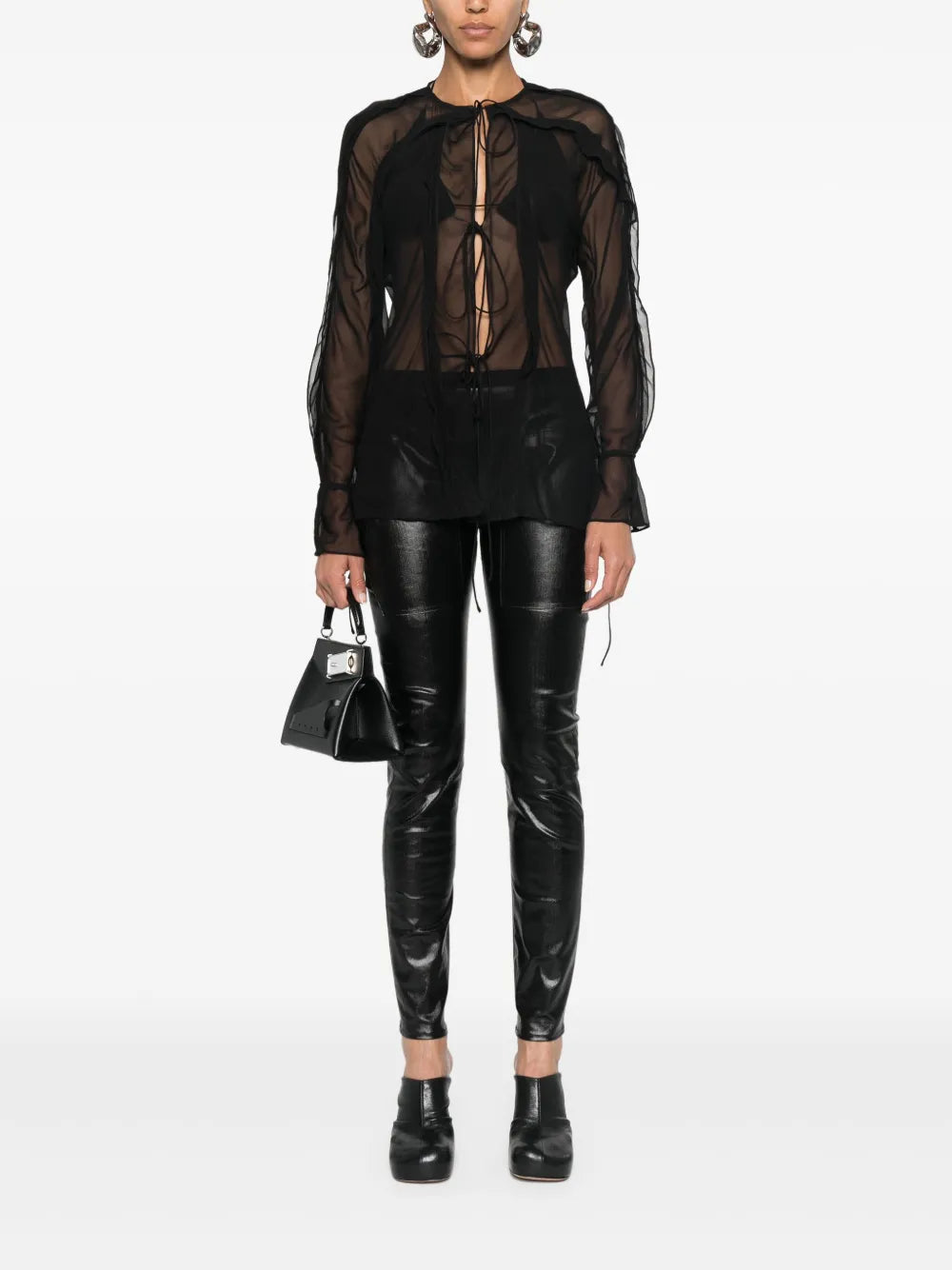 Sheer Silk Blouse