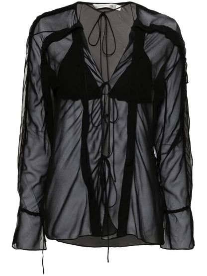 Sheer Silk Blouse