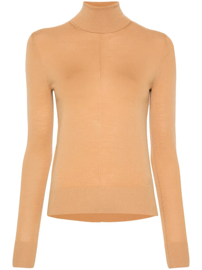 Logo-Embroidered Wool Jumper