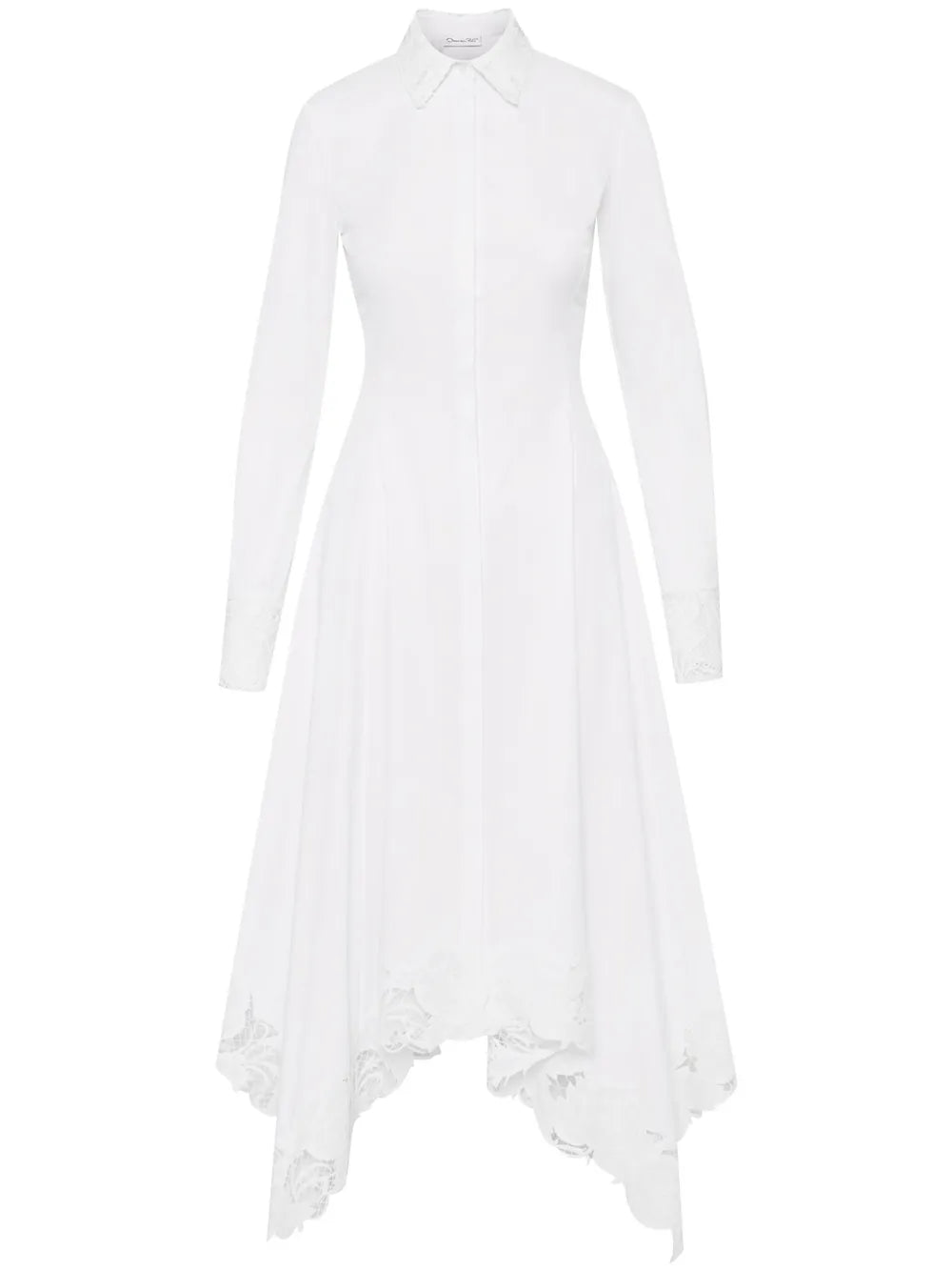Floral Guipure Handkerchief Dress