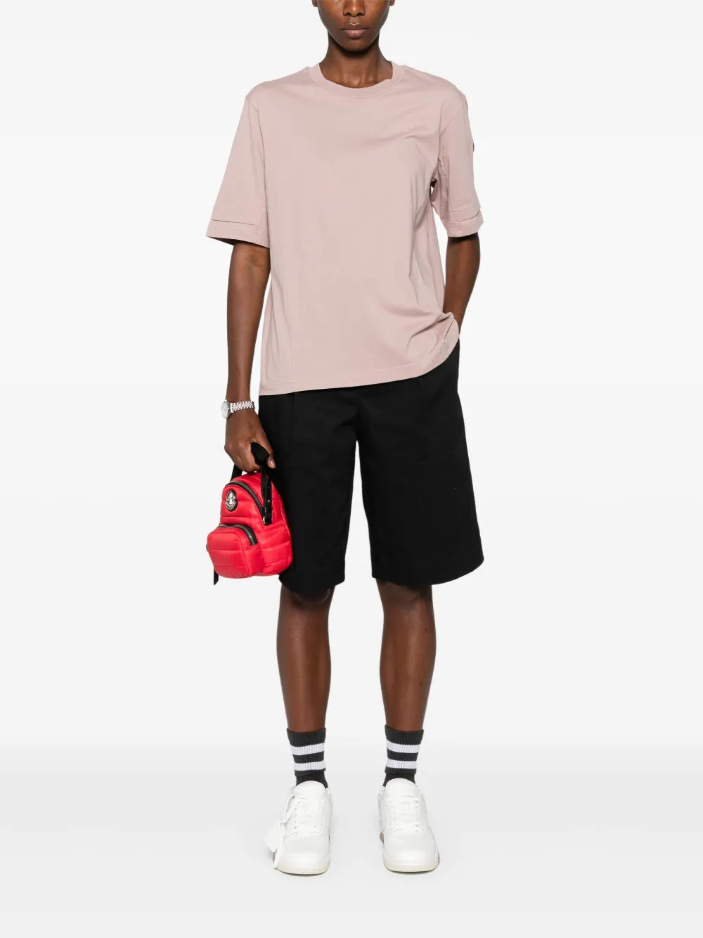 Logo-Patch Cotton T-Shirt