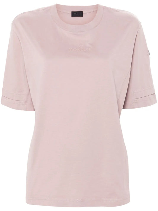 Logo-Patch Cotton T-Shirt