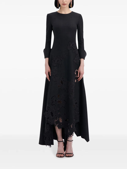 Peony Guipure-Appliqué Dress