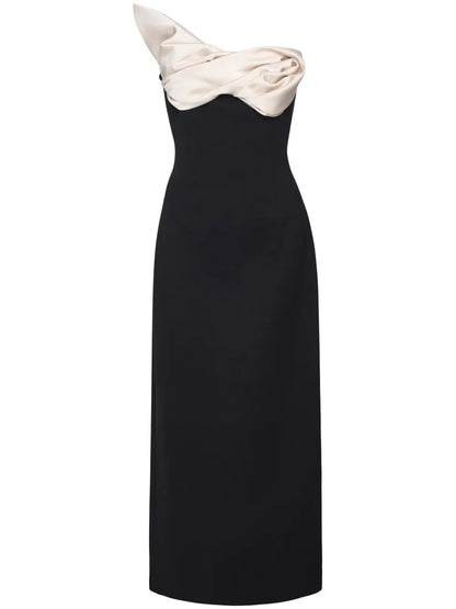 Cassidy Ruched-Detailing Midi Dress