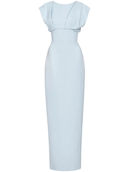 Maggie Draped-Detailed Gown