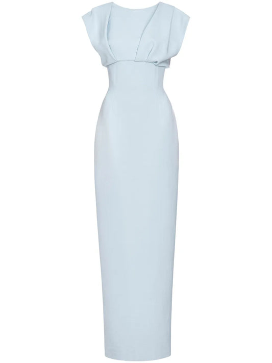 Maggie Draped-Detailed Gown