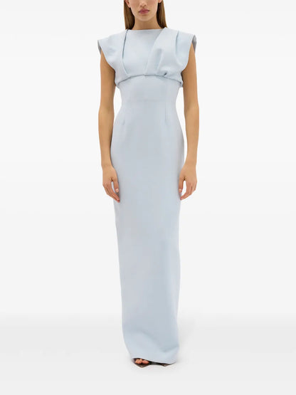 Maggie Draped-Detailed Gown