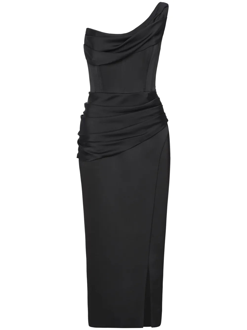 Duke Draped-Detailed Midi Dress