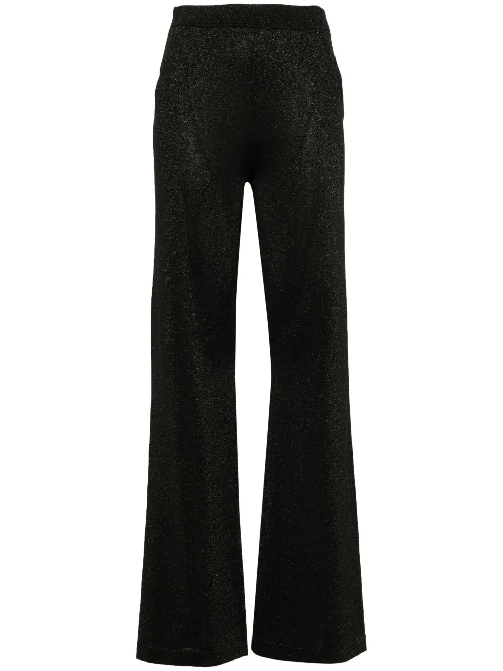 High-Waisted Flared Trousers
