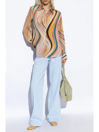 Swirl Print Shirt