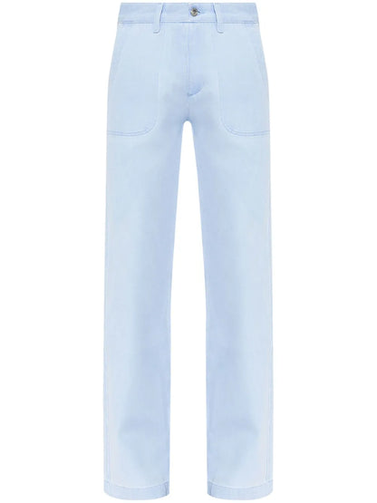 Straight-Leg Cotton Jeans