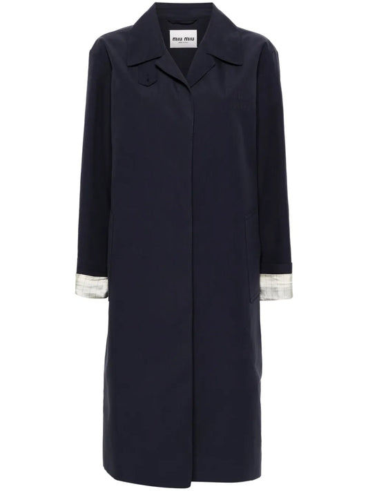 Cotton Single-Breasted Coat