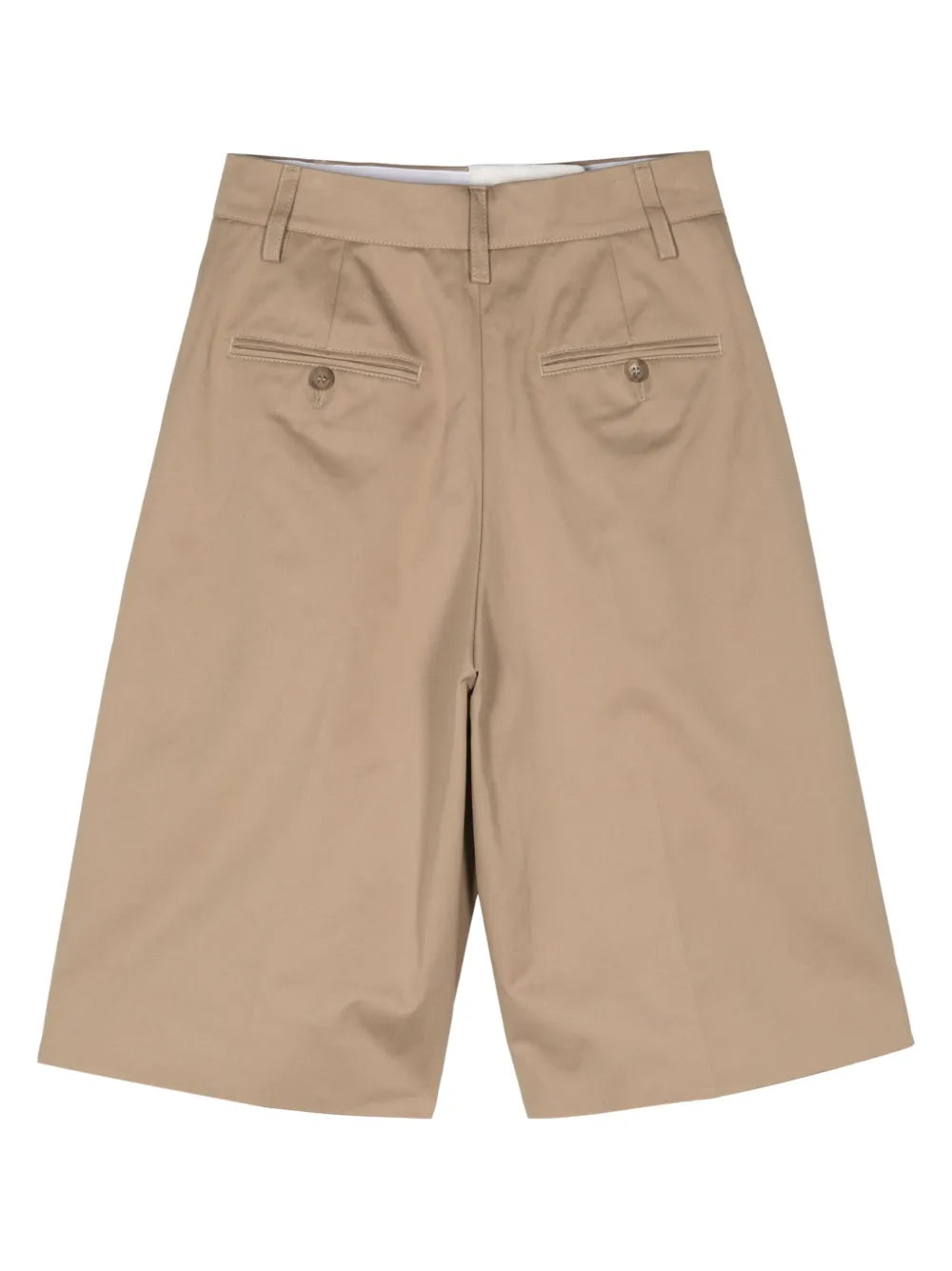 Pleat-Detail Shorts