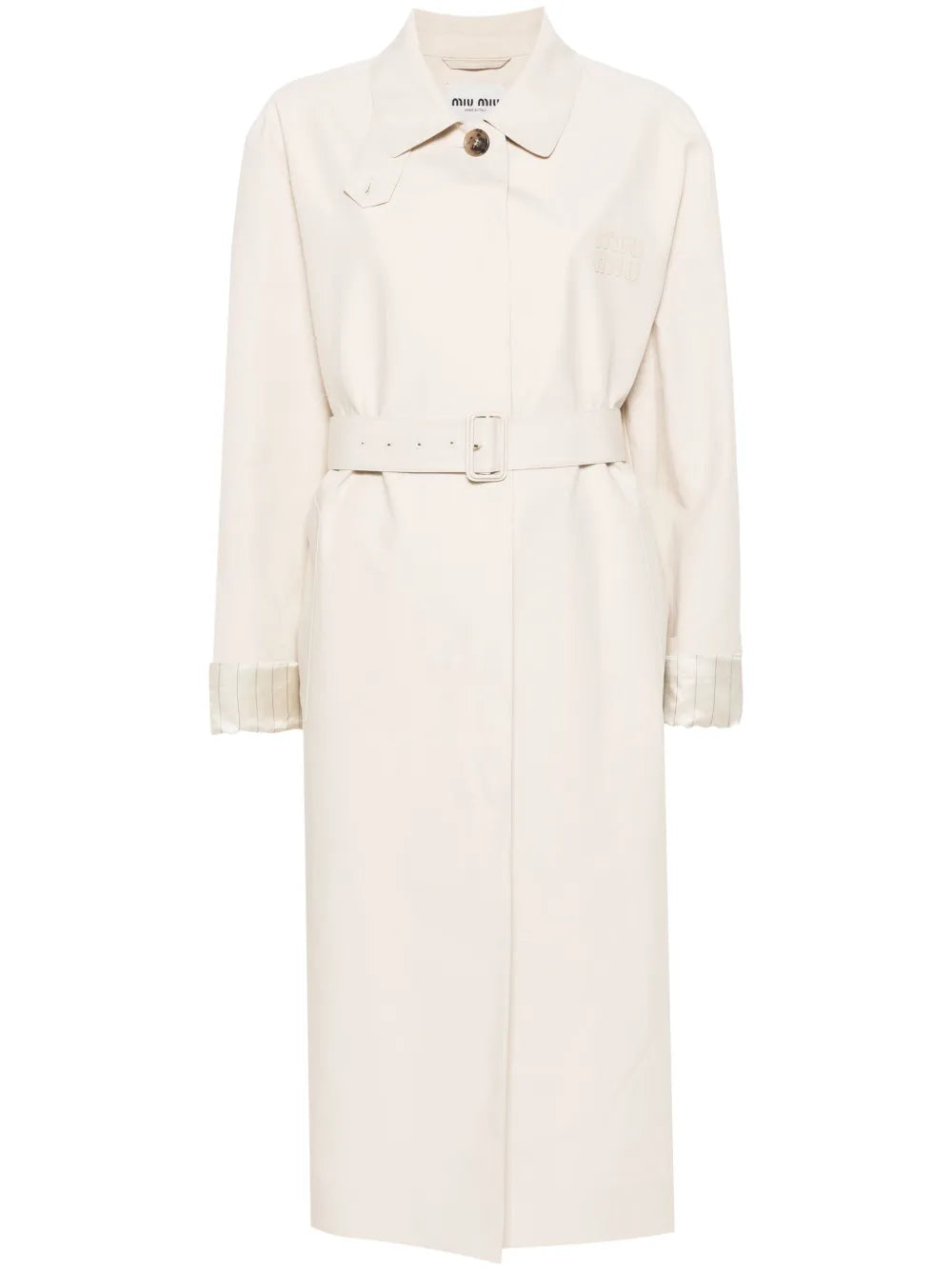 Cotton Single-Breasted Coat
